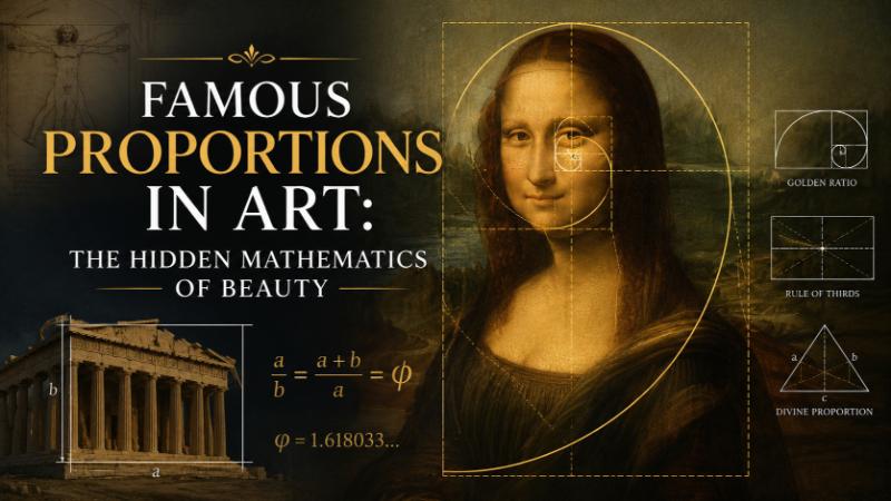 Famous Proportions in Art: The Hidden Mathematics of Beauty