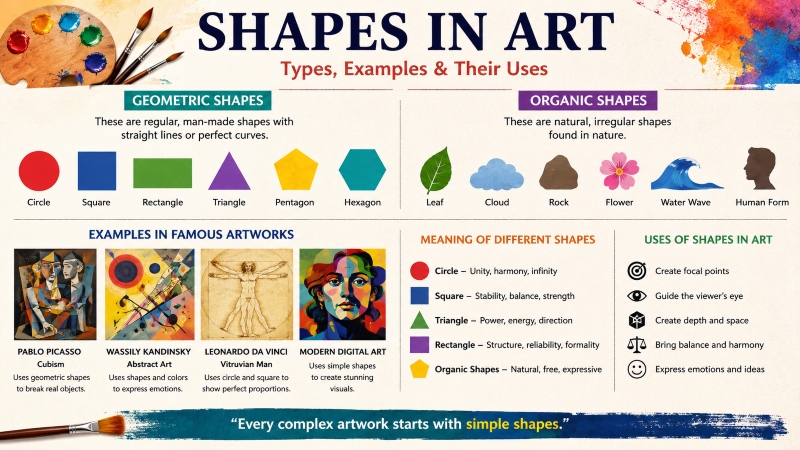 Shapes in Art: Meaning, Types, Importance, and Real Examples