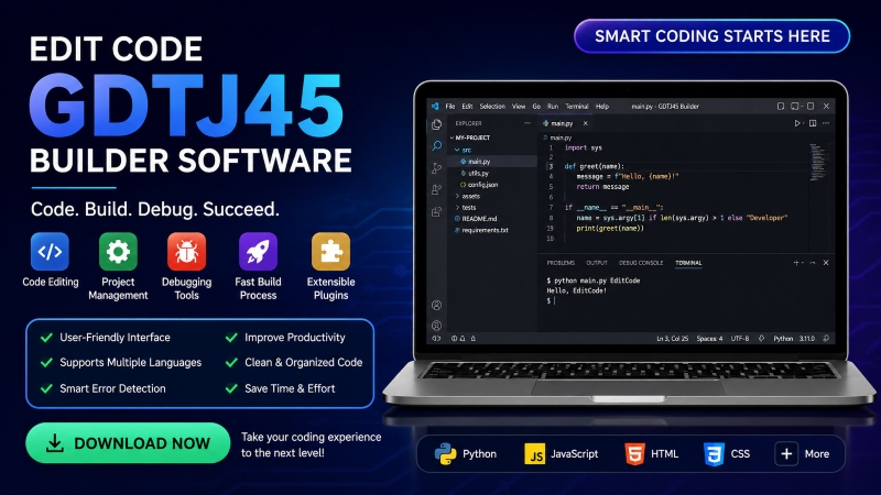 Edit Code GDTJ45 Builder Software: Complete Guide, Features, Benefits, and Best Practices
