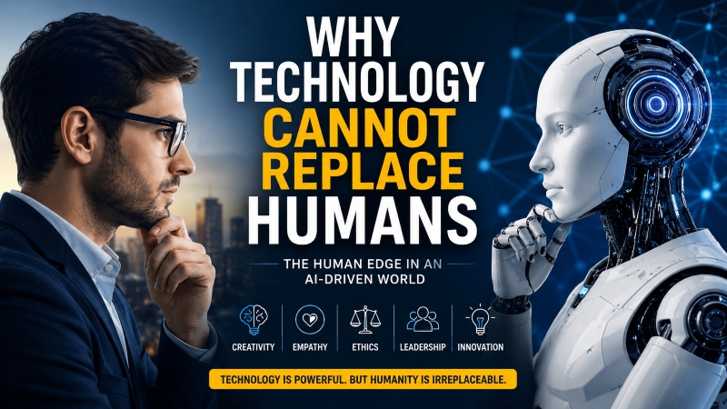 Why Technology Cannot Replace Humans | RoarTechMental