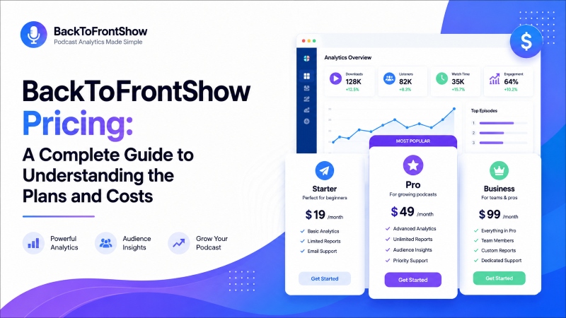 BackToFrontShow Pricing: A Complete Guide to Understanding the Plans and Costs